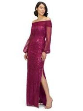 1 - NWT JS COLLECTIONS SAVANNAH  COLUMN GOWN SIZE 10
